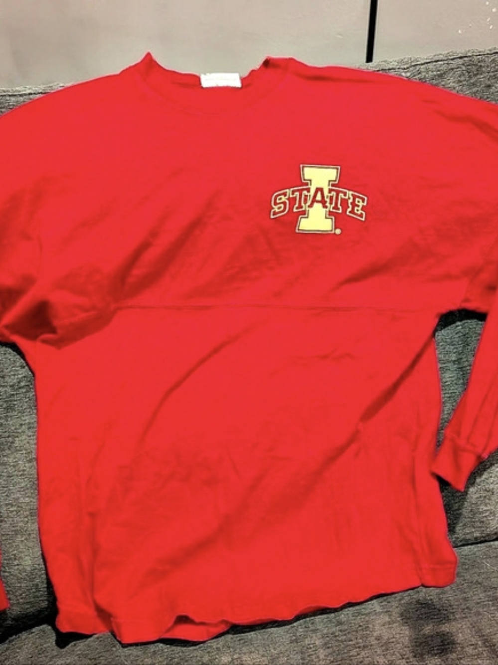 Unisex Spirit Jersey Iowa State Cyclones Spirit Jersey Red Sweatshirt